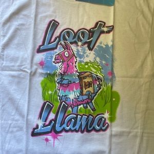 Fortnite Loot Lama White Tee